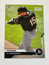 2020 Topps Now Summer Camp Baseball no RC #OD-518a - Seth Brown - Athletics