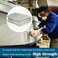 Fiberglass Mat, 3.5 Yards X 41" Wide Fiberglass Chopped Strand Mat, Strong Re...