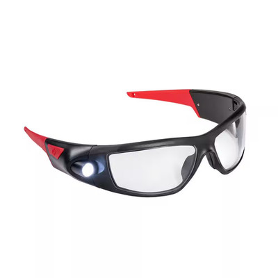 SPG400 Rechargeable LED Safety Glasses with Inspection Beam, Interchangeable Len