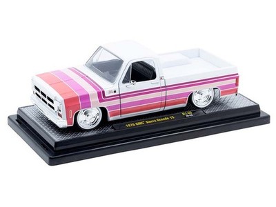1976 GMC Sierra Grande 15 White Release 140A Diecast 1:24 Scale Model - M2