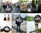 Funny Folding Middle Finger Umbrella Creative Gift for Man/Women (Black(Middle