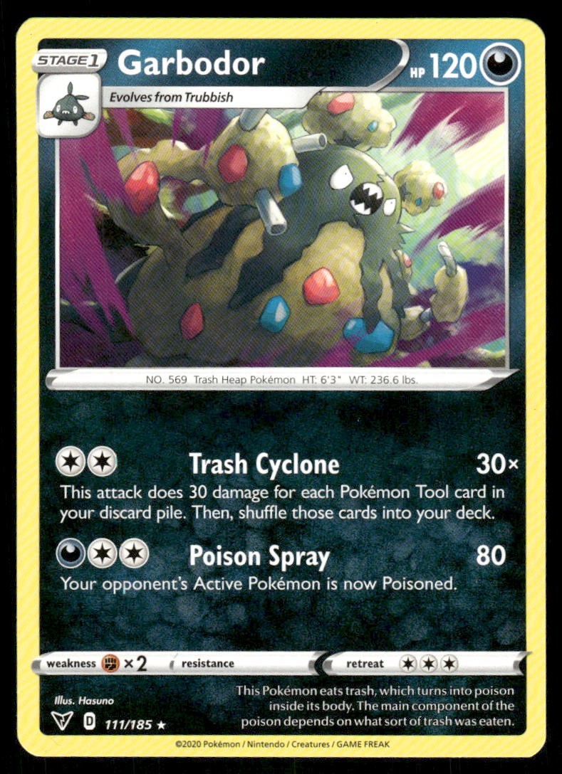Garbodor 111/185 - Vivid Voltage - Rare NM