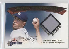 2001 Fleer Game Time Uniformity Kevin Brown