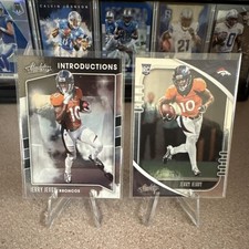 Jerry Jeudy Absolute Football Broncos Rookie Card Lot (2) RC Browns 