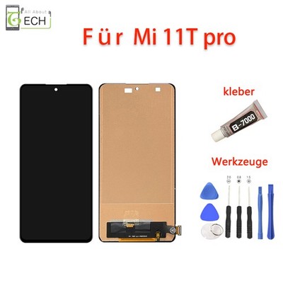 Für Xiaomi Mi 11T / Mi 11T Pro LCD Display Touchscreen Bildschirm Schwarz