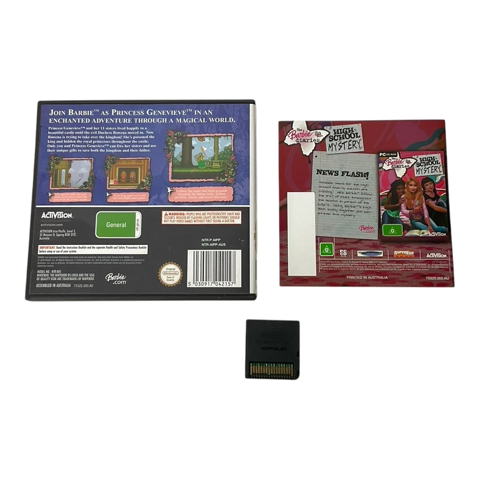 Barbie 12 Dancing Princesses 2DS 3DS Nintendo DS Game Tested Working Complete - Image 2 of 4