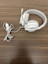 White 3.5 MM Wired Over The Ear Gaming Headset With Boom Microphone Mic 5E