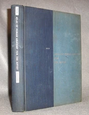 Vintage Art Technique Book Atlas of Human Anatomy for the Artist S.R. Peck 1964