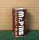 Vintage 1970s Mr. Pibb Soda Pop Can 12oz Straight Steel ~ Lenexa, Kansas
