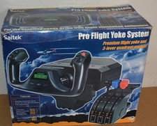 Saitek Pro Flight Yoke System PZ44 w/ Throttle In Box Excellent