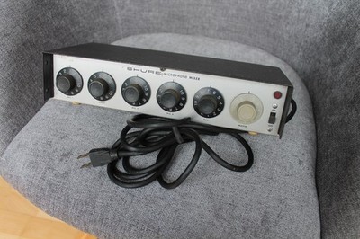 Shure M68 Vintage 4 channel Microphone Mixer Preamp analog Audio Recording gear