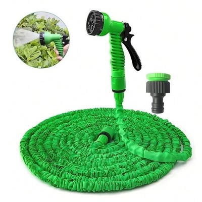 25FT-200FT Expandable Garden Hose High Pressure Water Gun 7 Spray Functions
