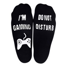 Video Game Novelty Do Not Disturb I  m Gaming Ankle Socks OS