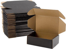 6X4X2 Inches Shipping Boxes Pack of 25, Packaging Corrugated Cardboard Mailer