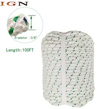 1544Lbs Breaking Strength Double Braid Polyester Rope Bull Rope 3/8" 100'