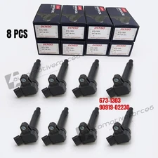 New 8Pcs Denso Ignition Coils For 1998-2010 TOYOTA Tundra 90919-02230 673-1303