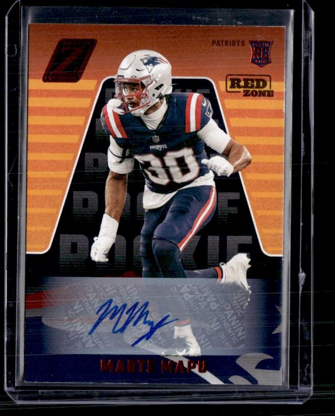Marte Mapu Panini Zenith #165 Autograph-Red Zone