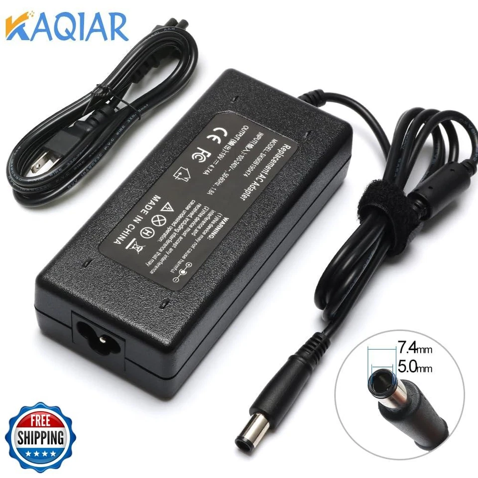 KAQIAR 90W AC Adapter Laptop Charger Compatible with HP Elitebook 8440p 8460p - Image 2 of 4