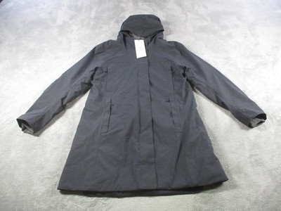 Oros Coat Womens Small Gray Orion Parka Hooded Solarcore Full Zip Softshell