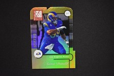 Aaron Donald 2021 Donruss Elite Status 2001 Elite Status Die-Cut 77/99 Gold