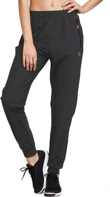 baleaf Damen Lang Jogginghose Atmungsaktiv Reißverschlusstasche