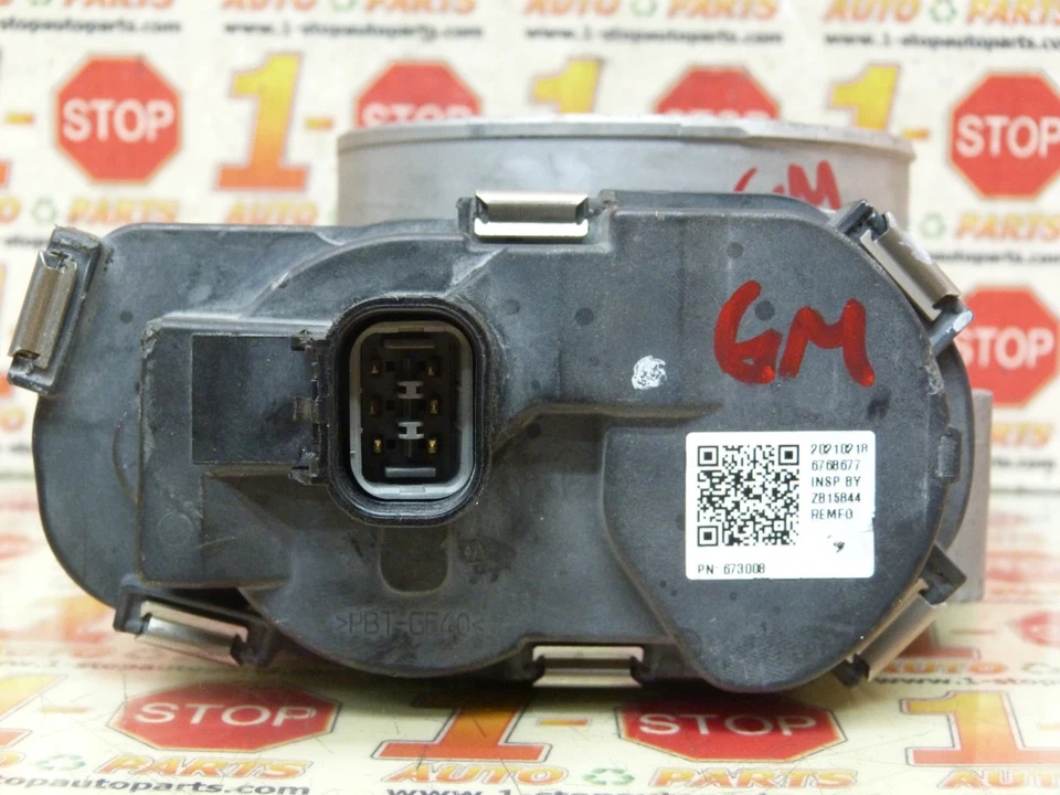 Cadillac Escalade 2007-2008 cuerpo del acelerador del motor 12572658 OEM Foto 2 de 4