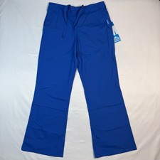 Landau Essentials Blue Scrub Pants Classic Fit Fade Resistant 8335 SML NEW