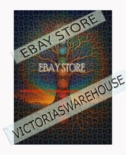 500 piece jigsaw puzzle Chakra Tree of Life Spiritual Roots Yoga Meditation cosm