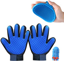 Pet Grooming Set with Dog Washing Gloves for Bathing, Dog Bath Brush and Silicon