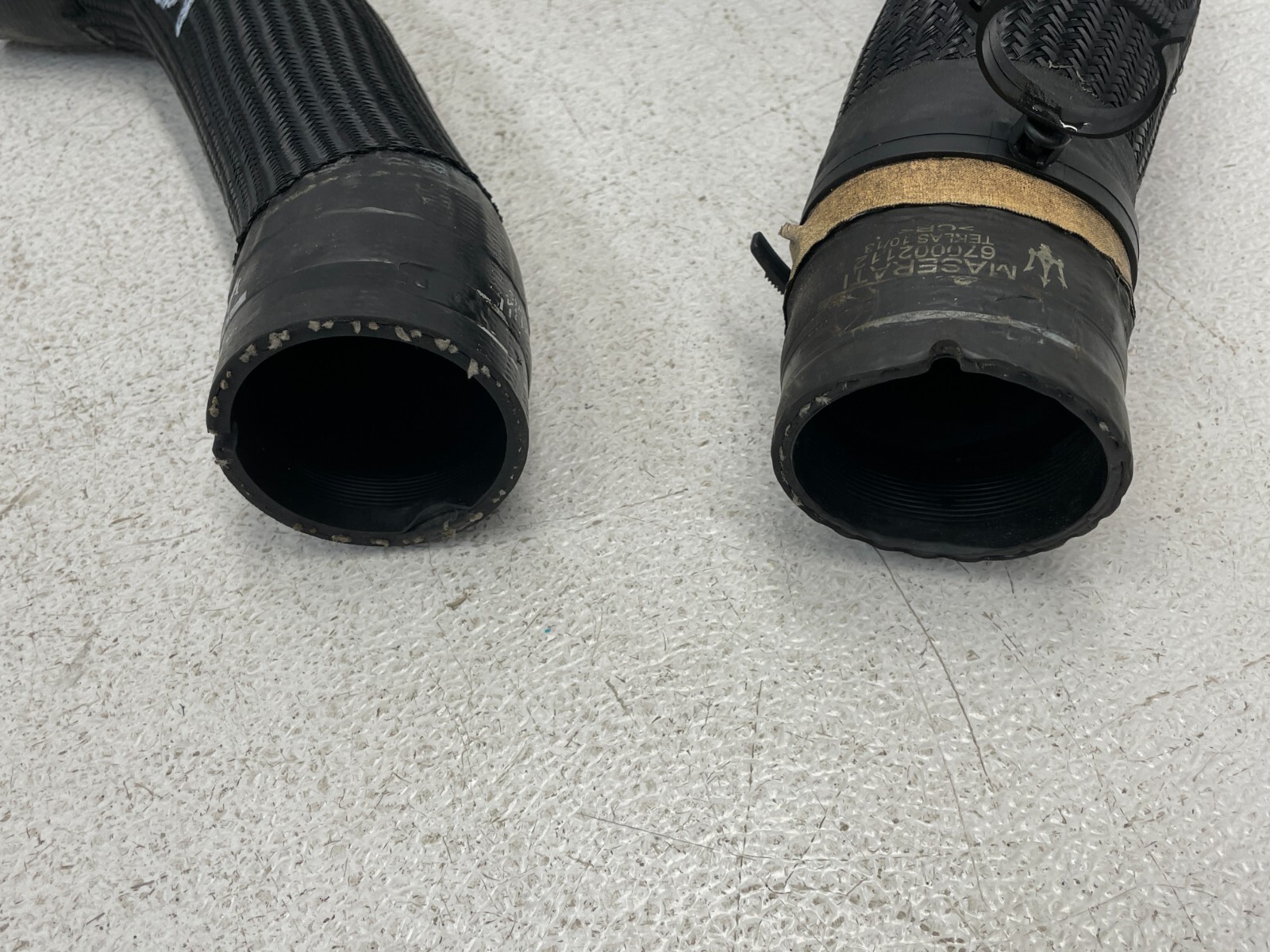 14-17 Maserati Quattroporte GTS Engine Turbo Hose Tube Pipe Set 3.8L 1574 OEM