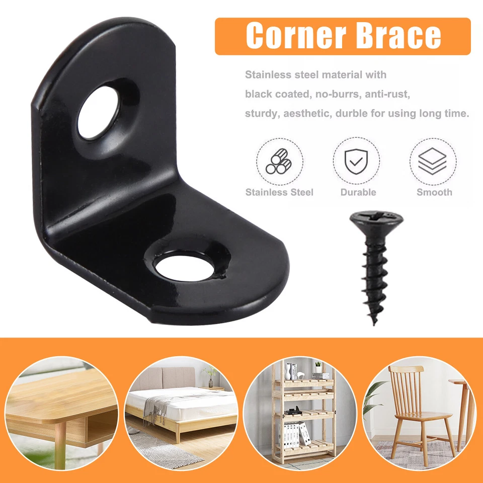 L кронштейн угловой кронштейн нержавеющая сталь угловой кронштейн 90 градусов для полок лот - Изображение 3 из 4