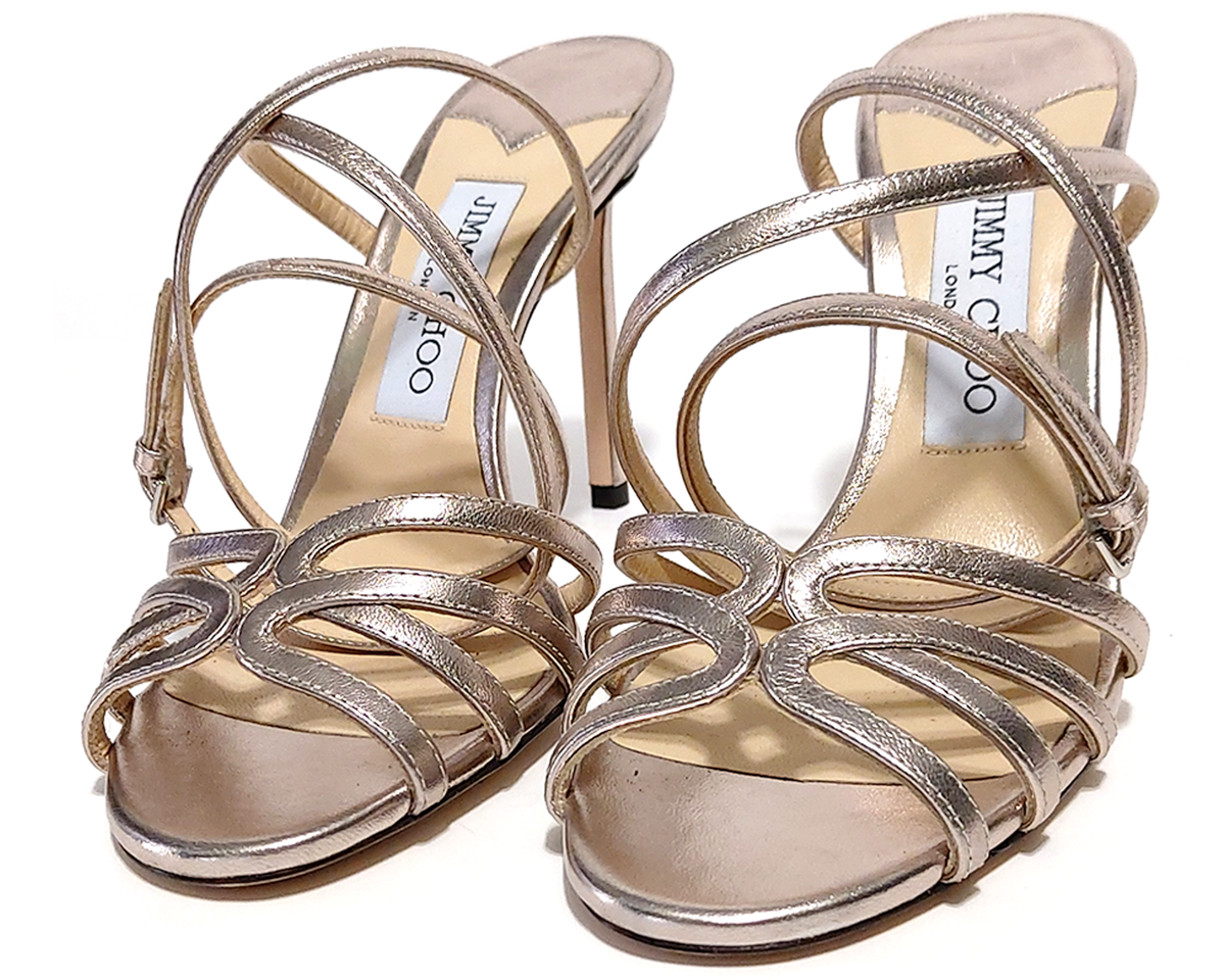 Jimmy choo プラットフォームサンダル37 Jimmy choo プラットフォームサンダル37 HELOISE 120 | ブラック