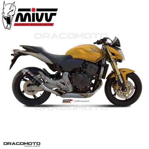échappement HONDA HORNET 600 2011 2012 MIVV Gp Noir - Photo 3/4