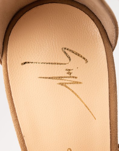 Sandalias botín de cuero Giuseppe Zanotti EU37.5 UK4.5 US7.5 flecos PVP €855 - Imagen 6 de 9