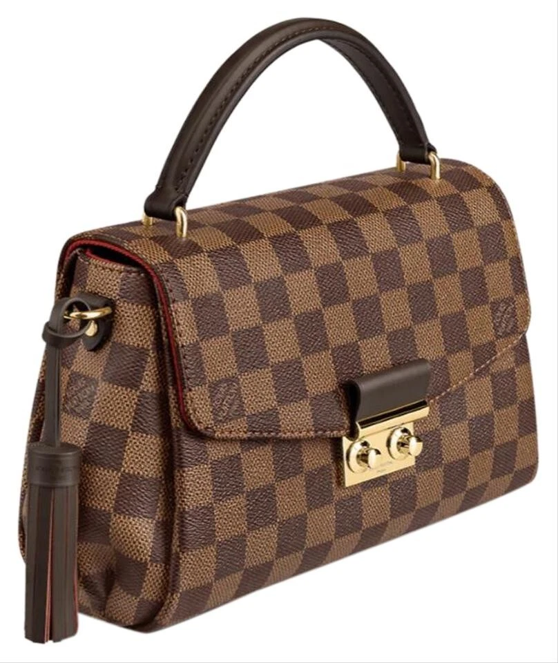 Louis Vuitton Damier Ebene Canvas Croisette Bag Louis Vuitton