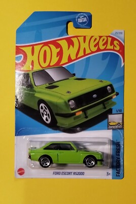 Hot Wheels Factory Fresh Ford Escort RS2000 - 1/10 Scale Diecast Model Car