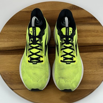 Mens Brooks Launch 8 Neon Green Athletic Running Comfort  display picture 3