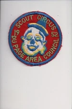 1952 Du Page Area Council Scout Circus patch