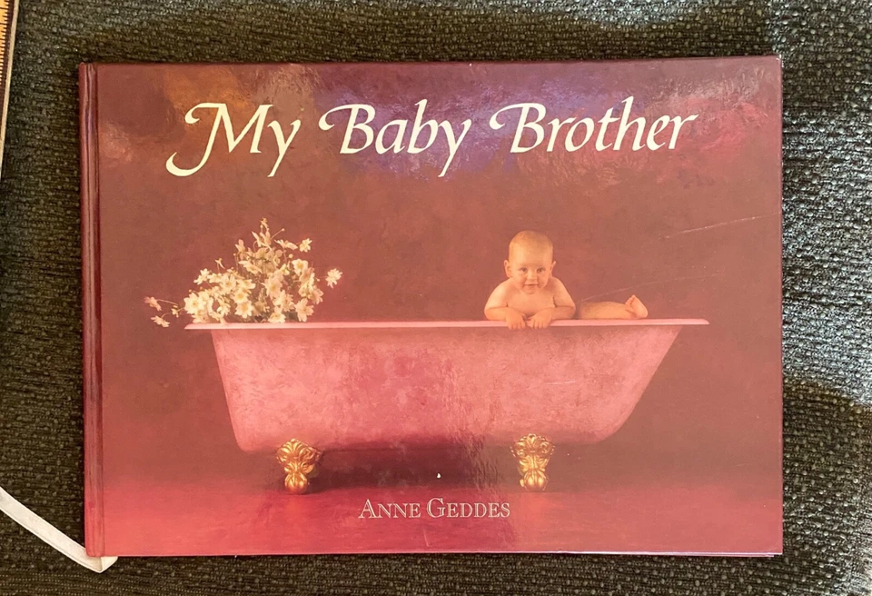NEW VTG ANNE GEDDES MY BABY Brother BABY BOOK Journal Great Gift - Image 4 of 4
