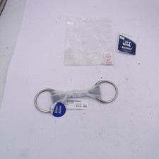 JP Korsteel Blue Steel Jointed Eggbutt Saddlery Snaffle Bit 5"