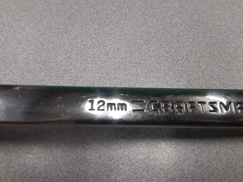 Craftsman -VɅ- 44361 12mm x 14mm Deep Offset Box-End Wrench 12 Point USA - Picture 3 of 11