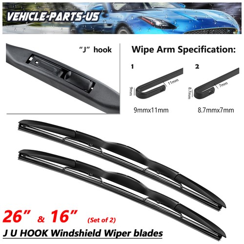 Erasior 26"&16" Fit For KIA Niro 20182017 All Season Winshield Wiper Blades 686095978655 eBay