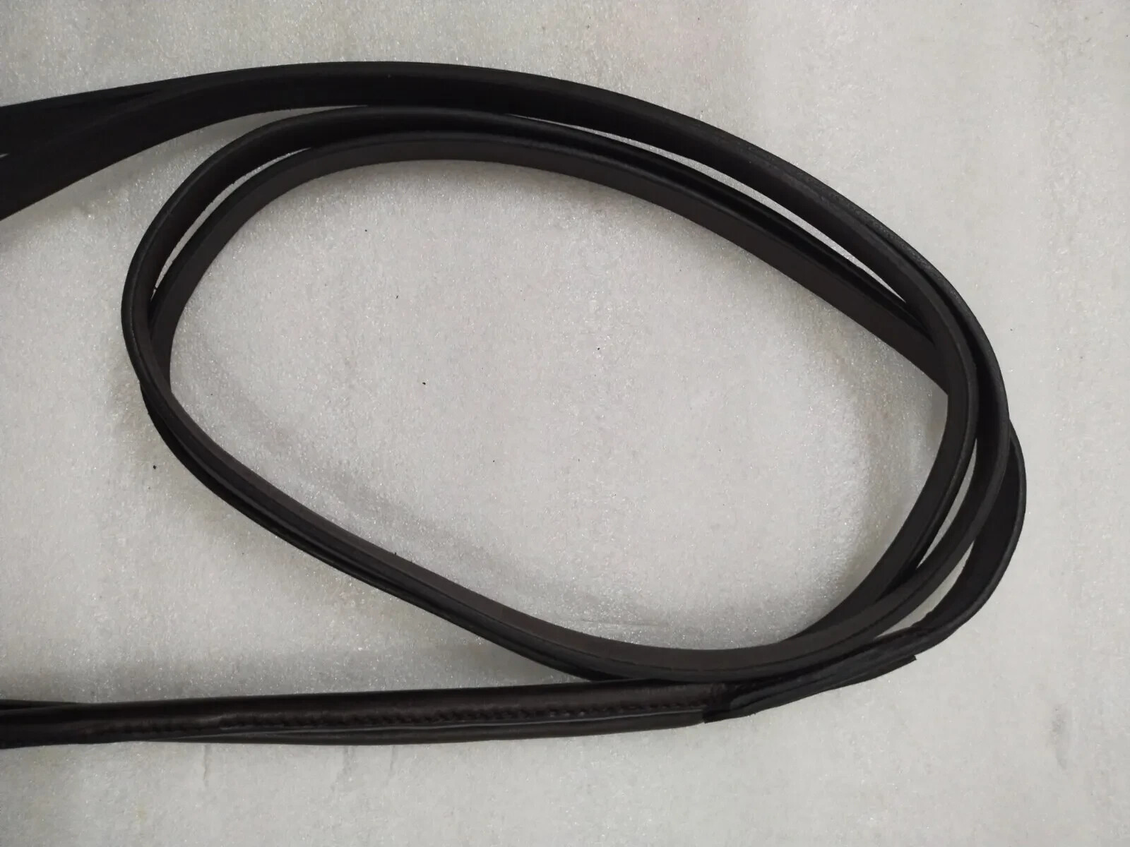Round Rolled Leather Dressage Reins For Bridle .