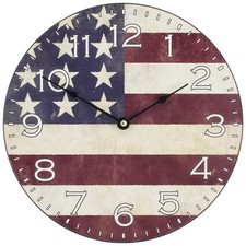 404-2631F La Crosse Clock Co. 12 Round Wood (...