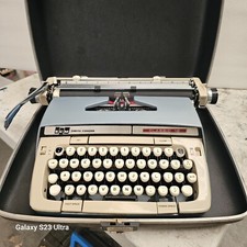 Smith Corona Classic 12 type writer with case thumbnail