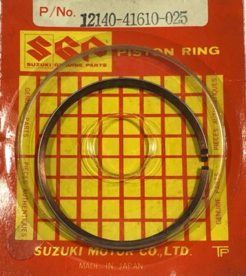 NEW OEM SUZUKI RM100 PISTON RINGS OS:0.25 12140-41610-025