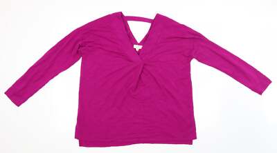 Cupio Damen T-Shirt lila Viskosemischung Größe L