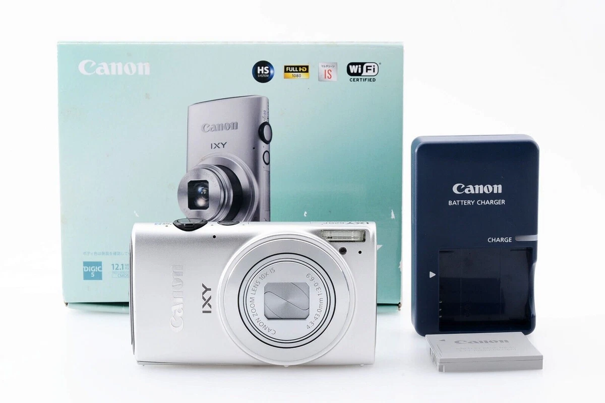 [N MINT] Canon IXY 620F(Silver) Wide angle 24mm 10x optical zoom From Japan  E813