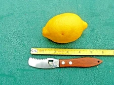 Zester Chef's Citrus American Metalcraft 6" Wood Handle Real Deal! Fast USA Ship