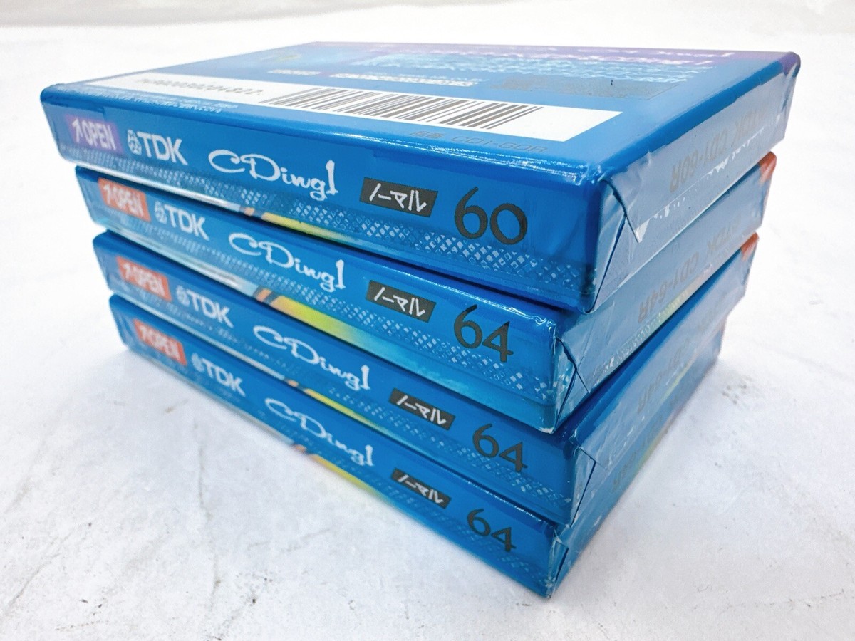 TDK CDing-1 64 / 60 Blank Audio Cassette Tapes Type I Normal